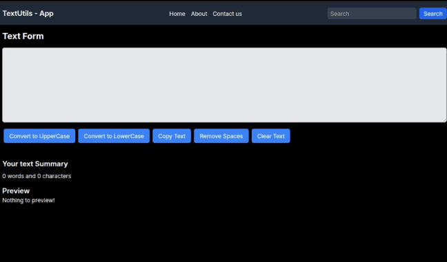 TextUtils Website project