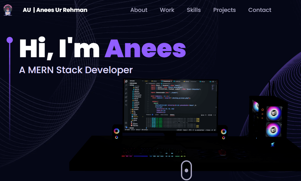 Personal Portfolio Website project